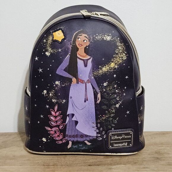 Loungefly Handbags - Loungefly Disney Parks Wish Asha Star‎ Mini Backpack NEW